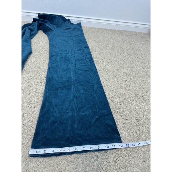 Juicy Couture Vintage Tracksuit Set Women Medium Blue Velour Hoodie Made USA Y2K - Picture 15 of 16